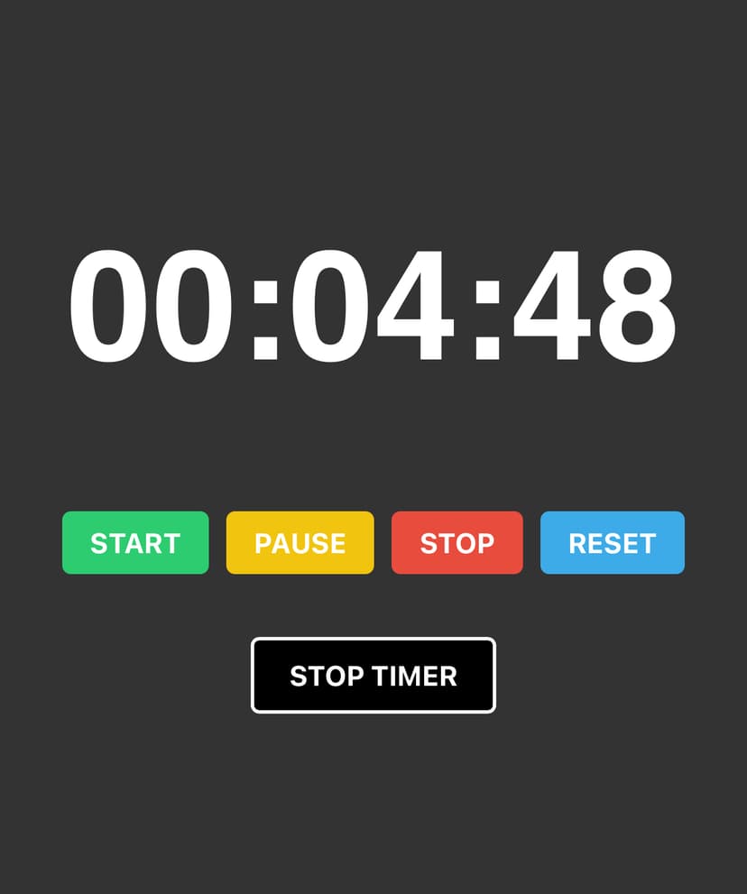 Timer App - Framer Motion